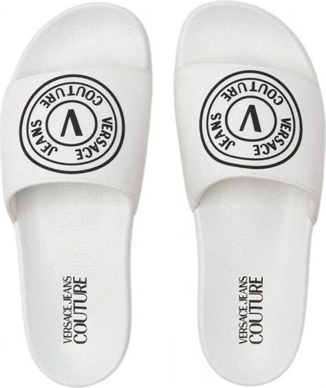 versace jeans couture slippers heren|versace slippers.